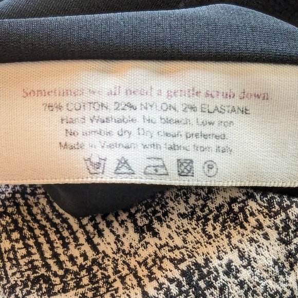 M.M. LAFLEUR The Aditi‎ Crackle sleeveless black white Pencil Career Dress 6 - Picture 11 of 13